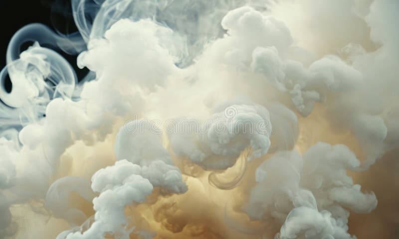 Abstract smoke color waves background. Generative AI royalty free illustration