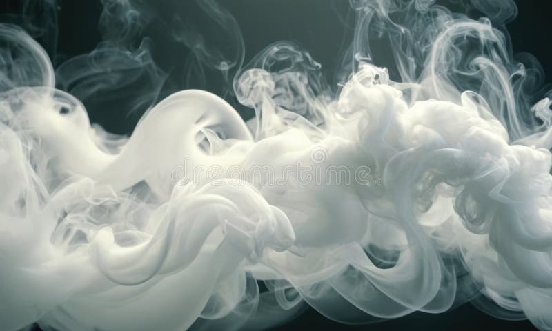 Abstract smoke color waves background. Generative AI royalty free illustration