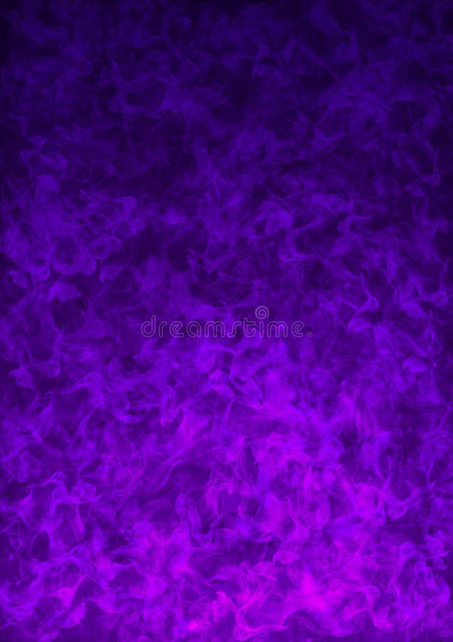 Abstract Smoke in Dark Purple Background