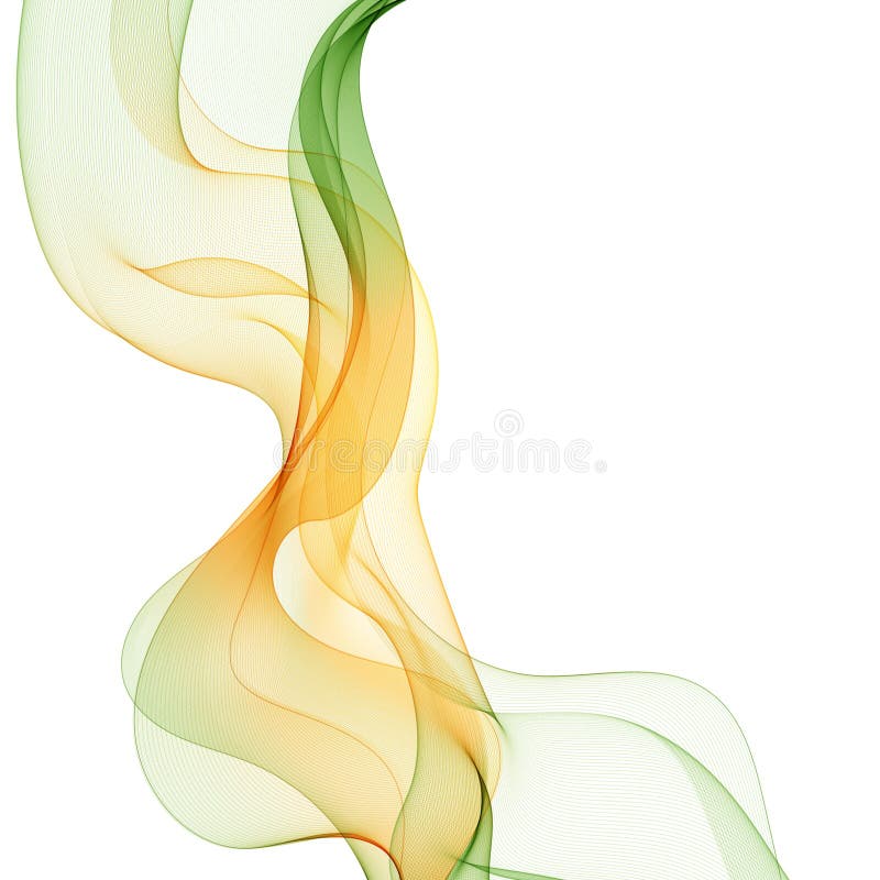 Abstract smooth color wave vector. Curve flow blue motion illustration. Smoke design. Vector lines. eps 10 vector illustration