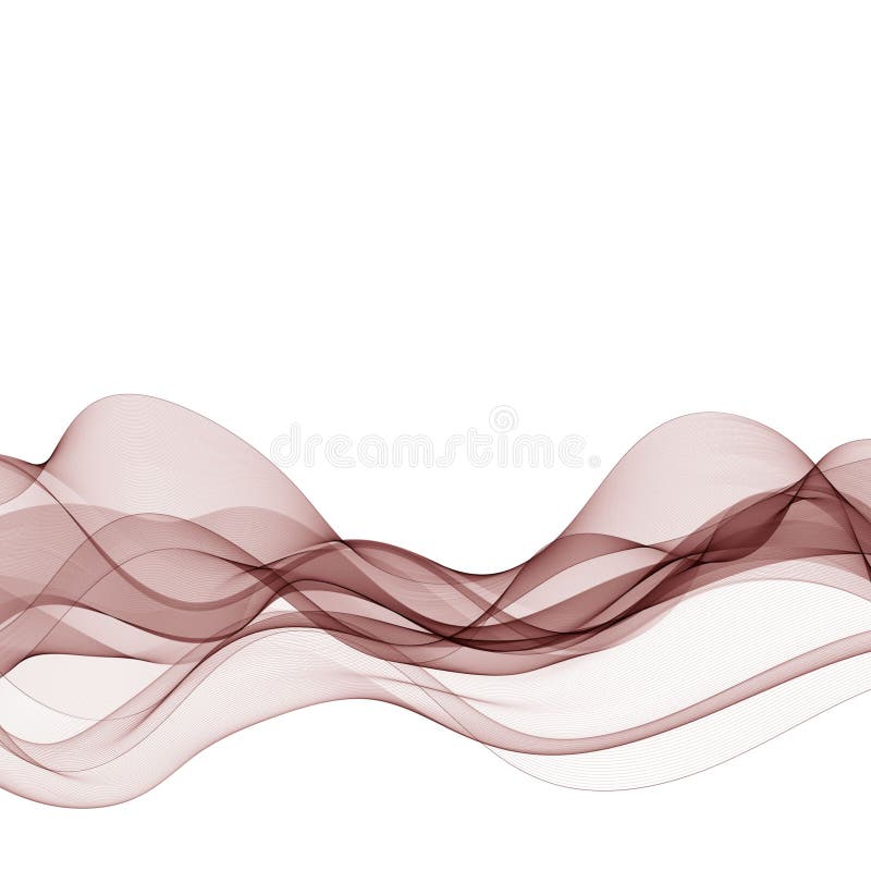 Abstract smooth color wave vector. Curve flow blue motion illustration. Smoke design. Vector lines. eps 10 royalty free illustration