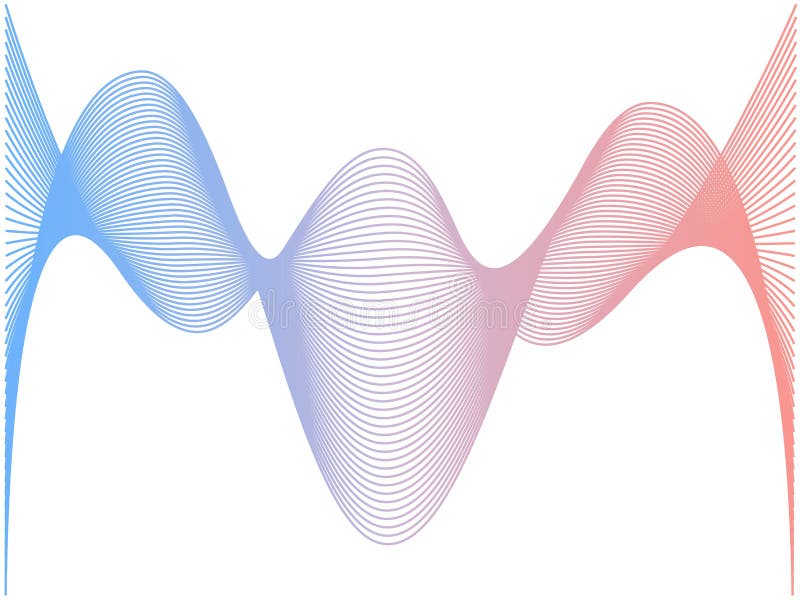 Abstract Smooth Gradient Lines. site Design Abstraction Stock Vector Illustration of