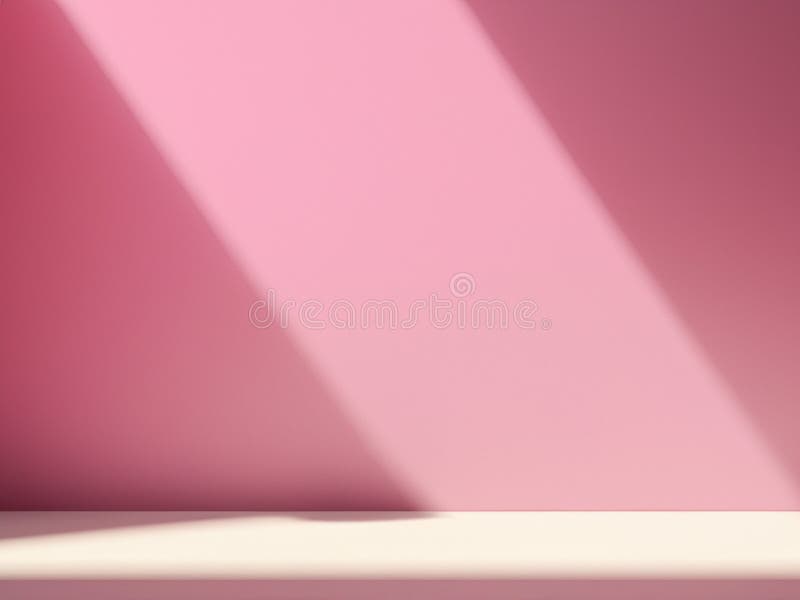 Abstract smooth pink color background, wallpaper, studio room background stock illustration