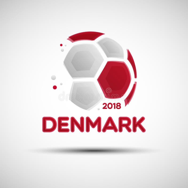 Multicolor Denmark Football Gifts 10 Football Player Danish Soccer Flag Denmark Throw Pillow 16x16