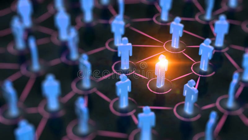 Abstract Sociaal netwerkconcept, verbindende menselijke cijfers royalty-vrije stock afbeeldingen Abstract Sociaal netwerkconcept, verbindende menselijke cijfers royalty-vrije stock afbeeldingen