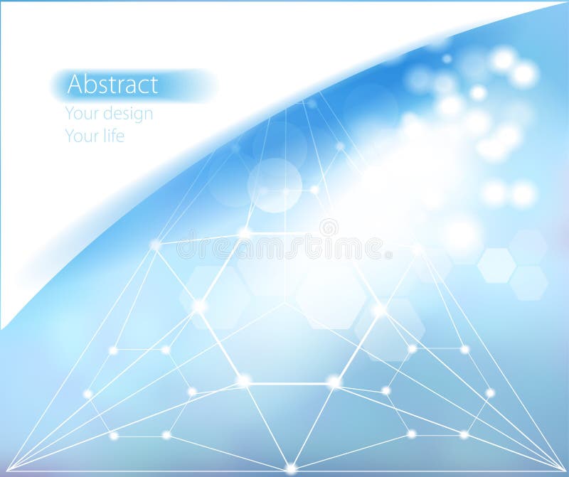 Abstract soft blue background vector illustration