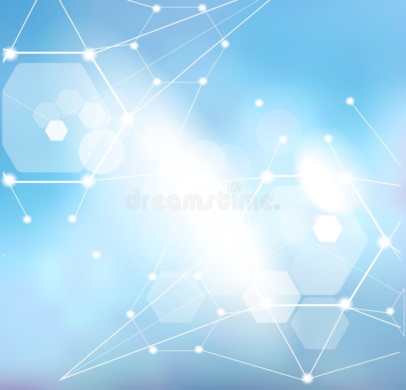 Abstract soft blue background royalty free illustration
