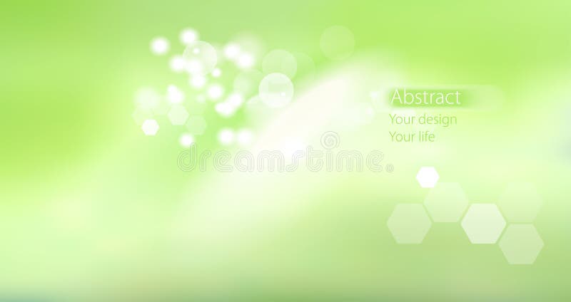 Abstract soft green background stock illustration