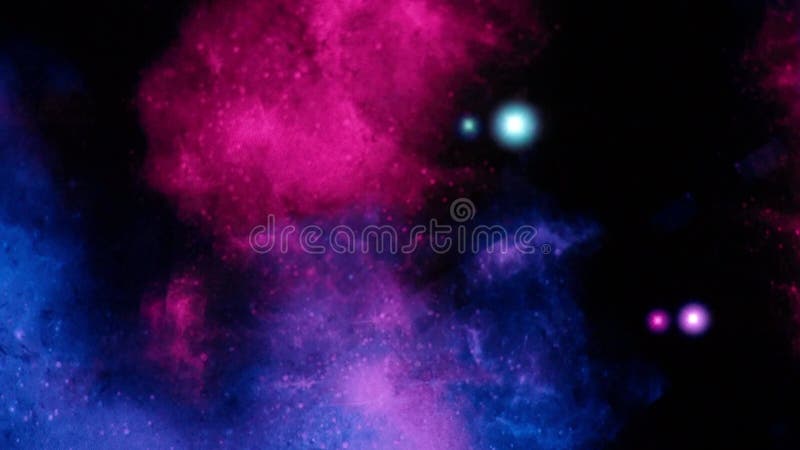 Abstract Space background with colorful shining stars against backdrop on monitor stock illustration