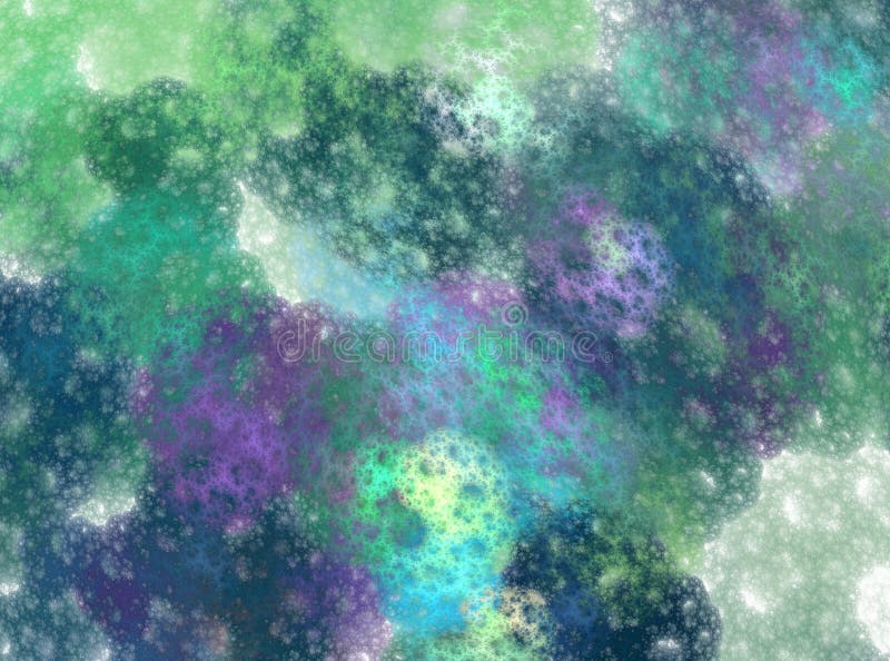 Abstract space universe with stars pastel colors fractal vector illustration Abstract space universe with stars pastel colors fractal vector illustration