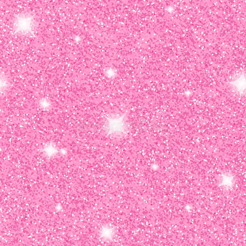 Sparkle Pink Stars Background Stock Illustration - Illustration of ...