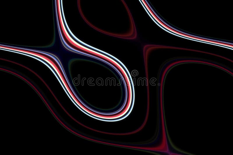 Abstract sparkling vivid waves lines background, texture, hypnotic blurred creative design