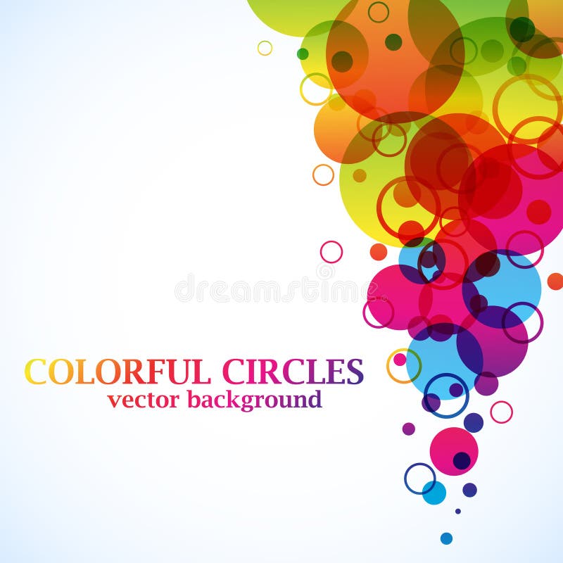 Abstract spectrum circles royalty free illustration Abstract spectrum circles royalty free illustration