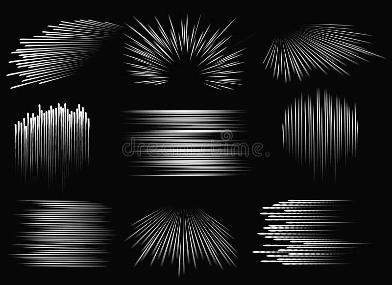 Speed Lines. Drawn Halftone Gradient Cartoon Lines Manga Comic Shading  Vector Set. Speed Effect Horizontal Line, Gradient Halftone Drawing  Illustration Royalty Free SVG, Cliparts, Vectors, and Stock Illustration.  Image 140339987.