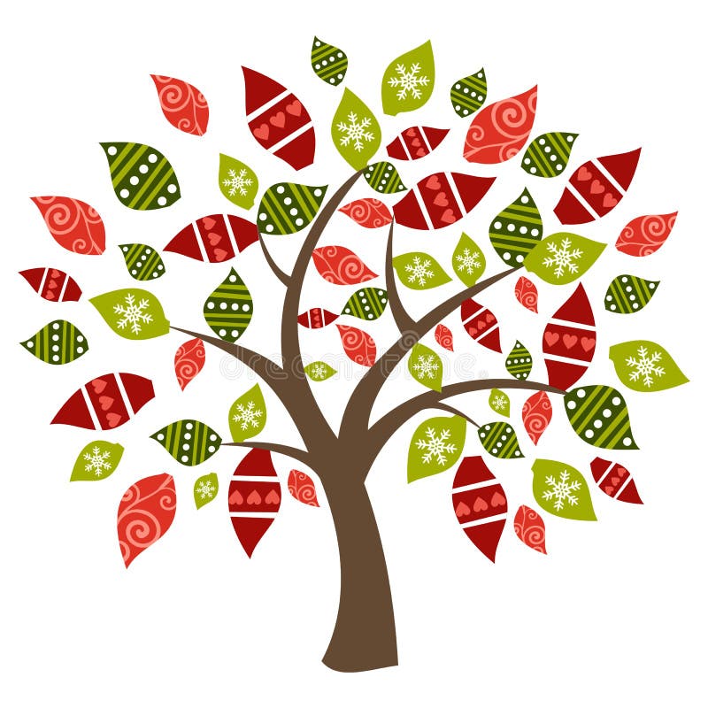 Abstract spring time tree royalty free illustration