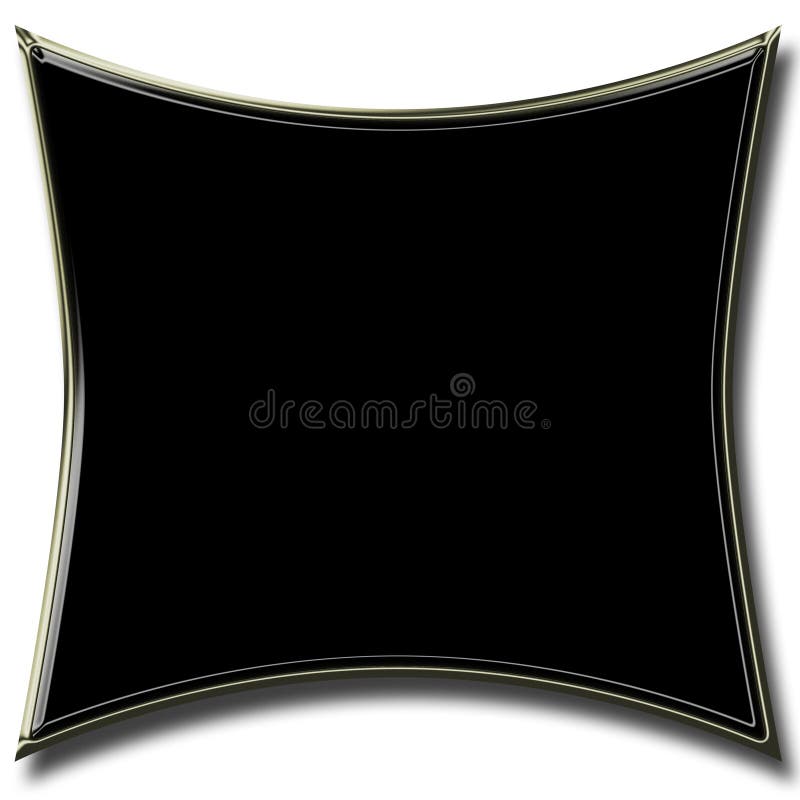 Abstract square black banner