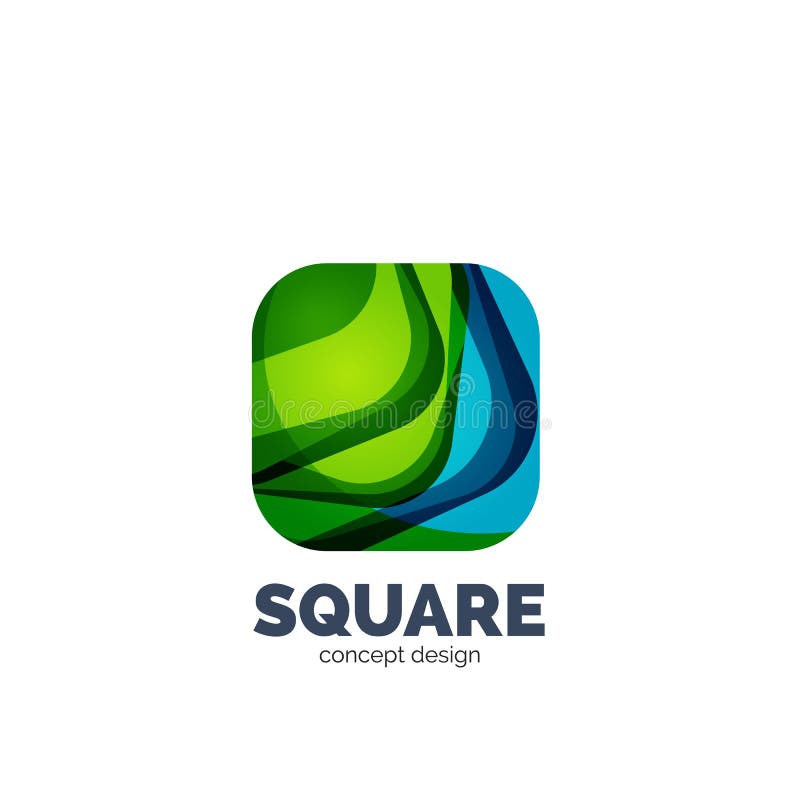 green logo brand square