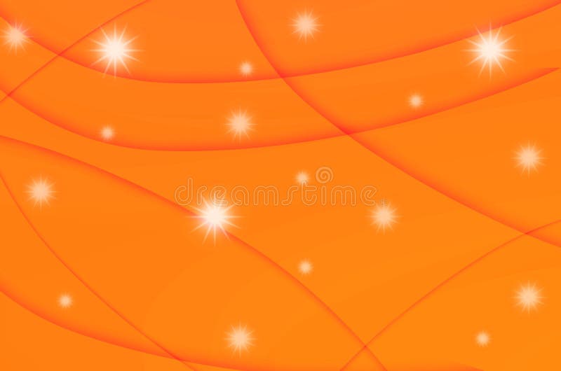 Abstract Star With Orange Background Stock Illustration Illustration of decoration, spotlight