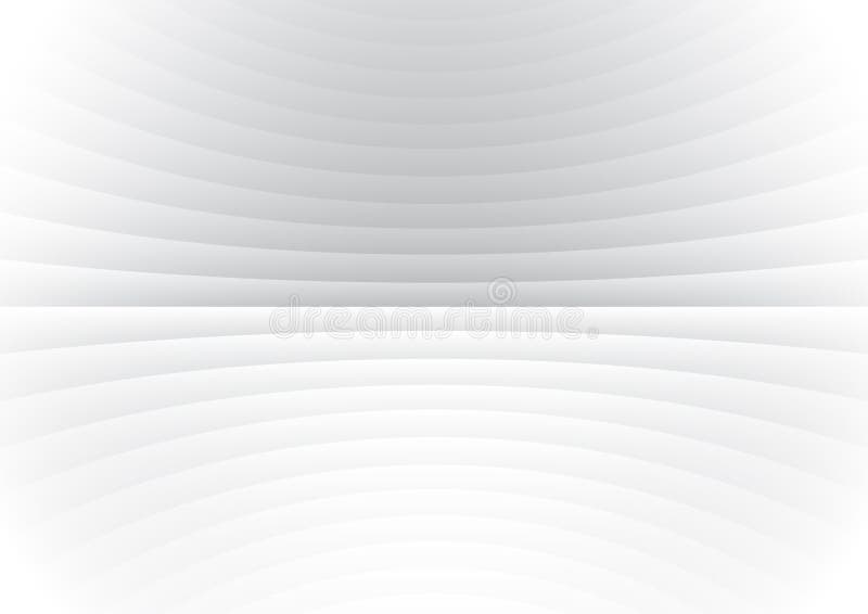 Abstract stripe pattern horizontal curve lines white and gray background vector illustration Abstract stripe pattern horizontal curve lines white and gray background vector illustration
