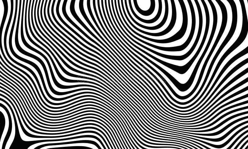 Abstract striped background in a zebra style. 3D rendering