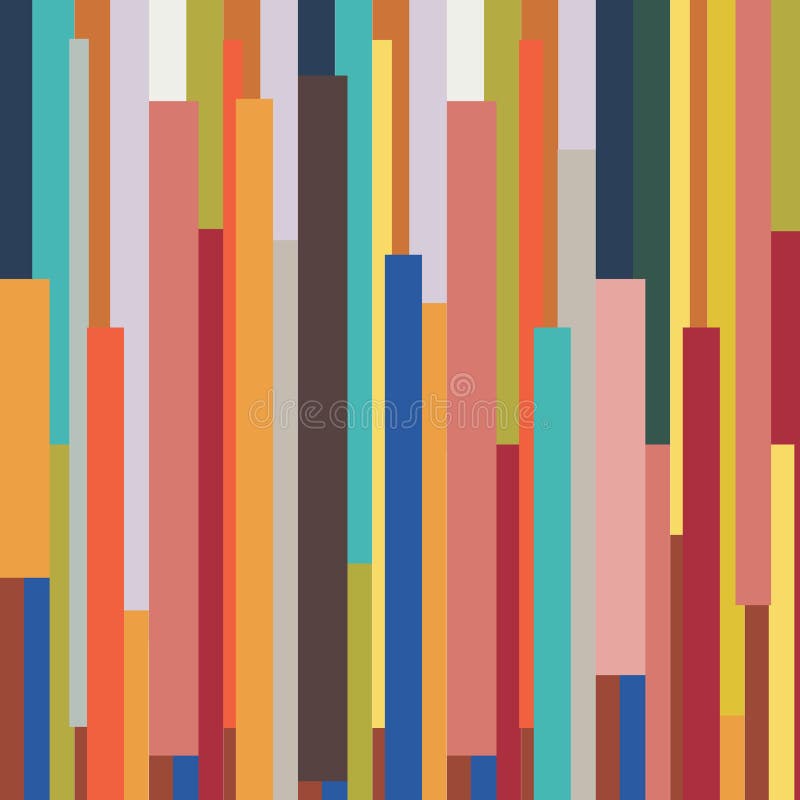 Abstract striped geometric colorful vintage retro pattern background and texture. Wrapping paper royalty free illustration