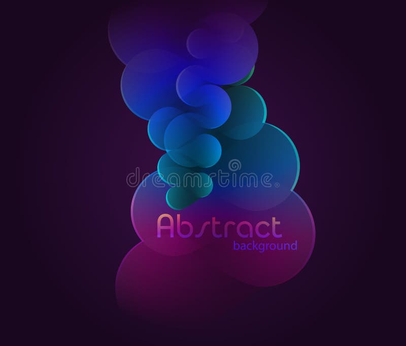 Abstract strălucitor închis vector illustration