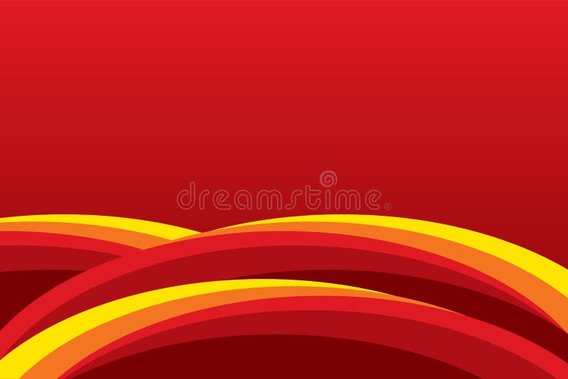 Abstract Stylish Red and Yellow Wave Background Design Template Vector  Stock Vector - Illustration of effect, business: 174561855