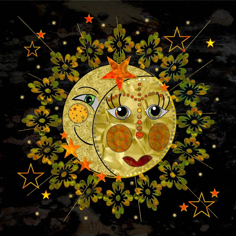 Celestial Sun Face Stock Illustrations – 2,437 Celestial Sun Face Stock  Illustrations, Vectors & Clipart - Dreamstime