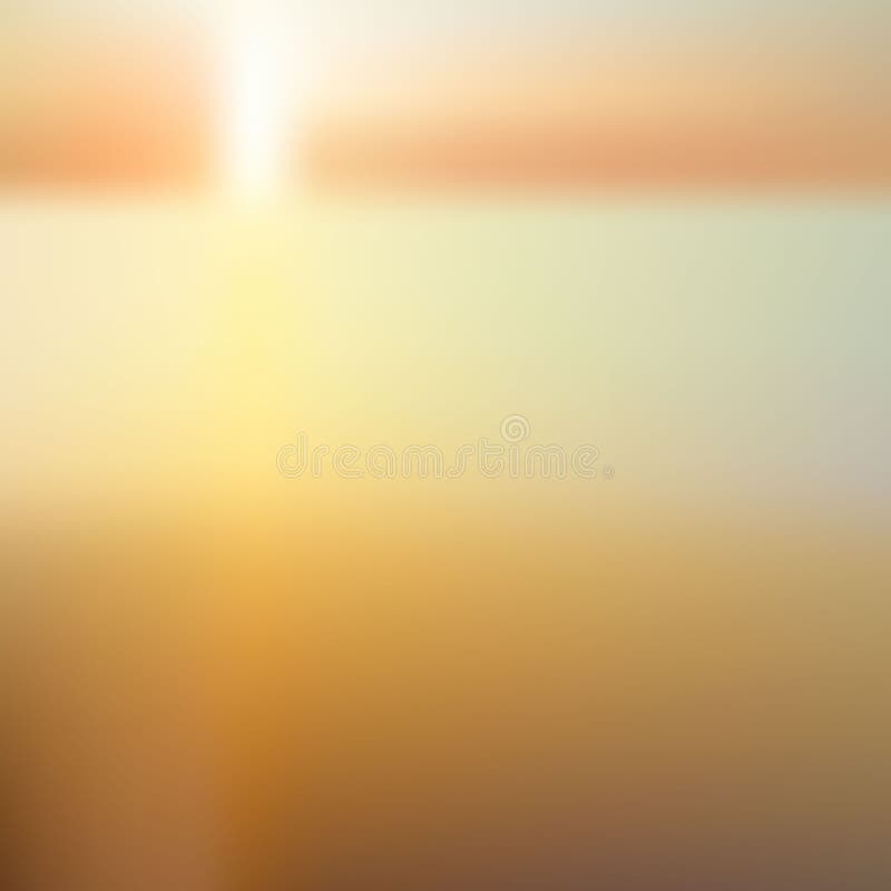 Abstract sunset with defocused lights