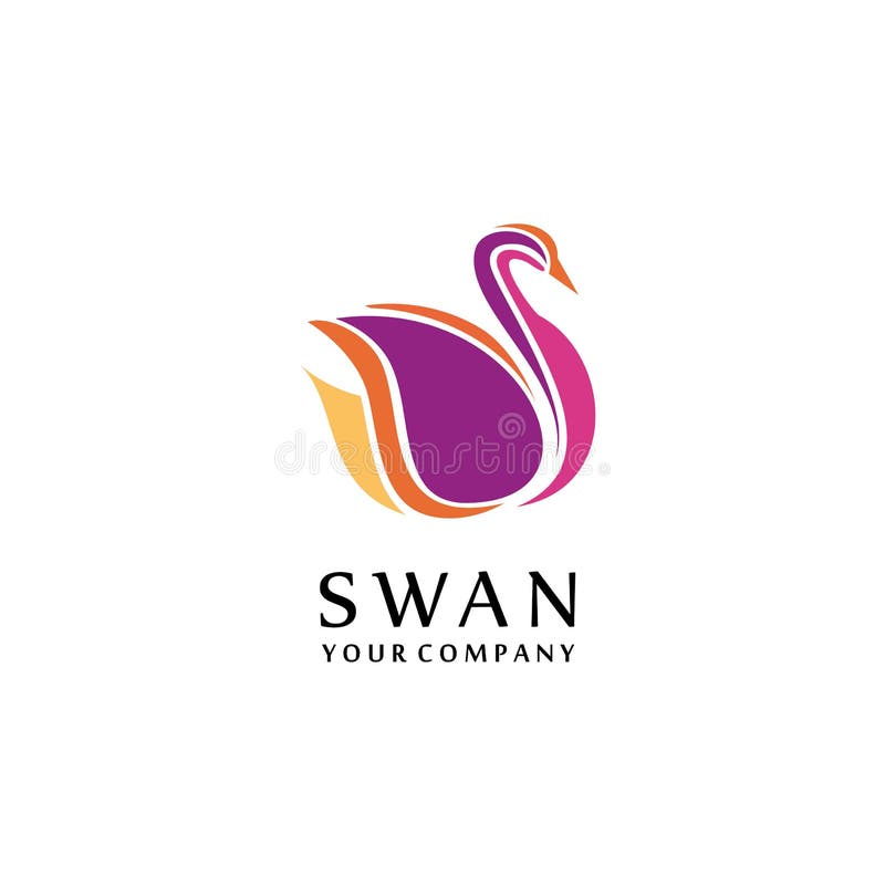 Abstract Swan Logo Ideas Design Vector Illustration Stock Vector ...