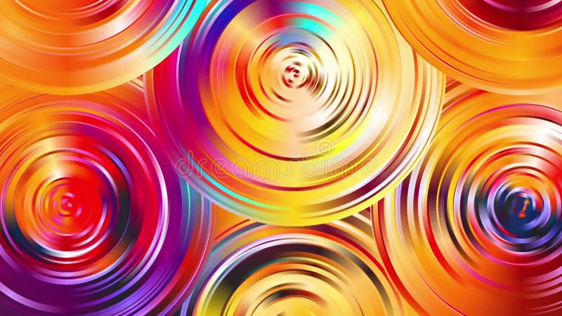 Abstract swirl circle brush stroke mosaic. Colorful modern background illustration