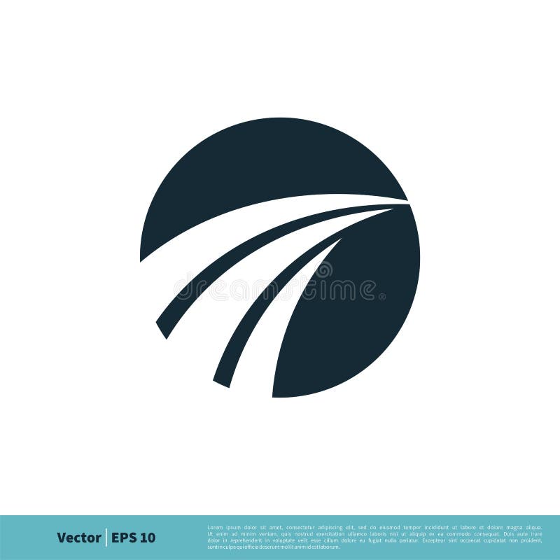 Swoosh Finance Vector Logo Template Illustration Design. Vector EPS 10