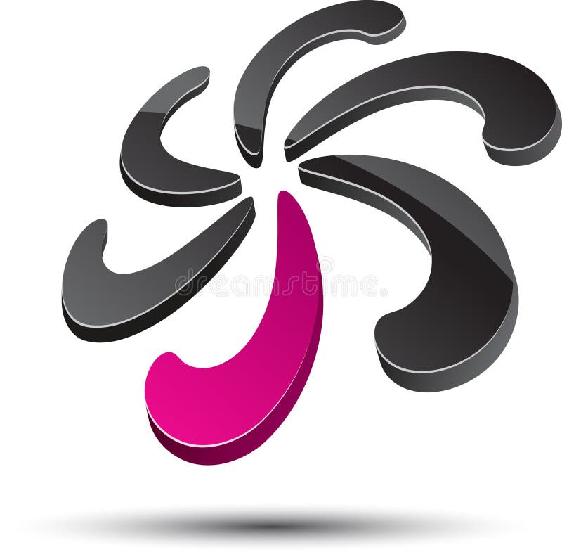 Abstract symbol. vector illustration