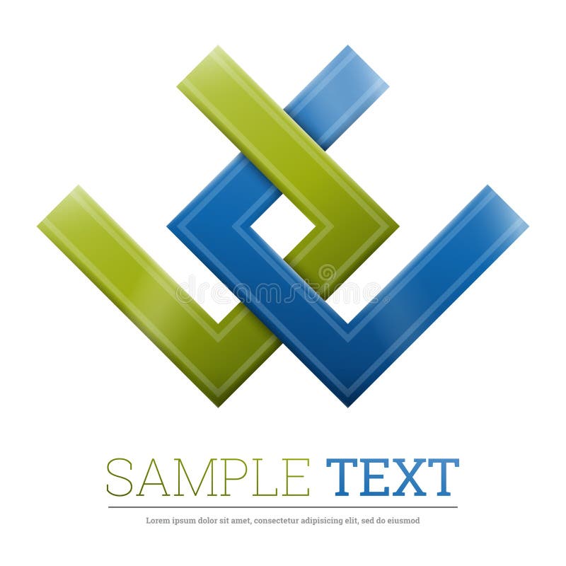 Abstract symbool vector illustratie Abstract symbool vector illustratie