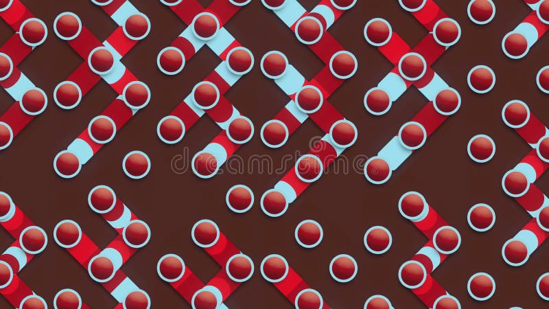 Composition with cartoon maze 3d rendering digital animation background 4K stock illustration