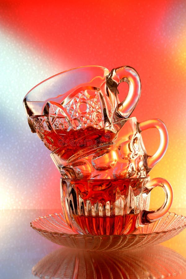 Abstract Teacup Design Background