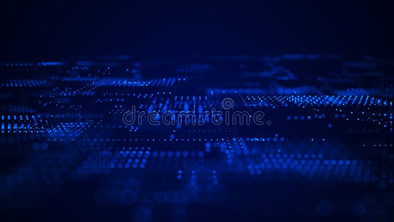 Abstract tech background. Abstract space background. Digital technology background. Computer code. 3d rendering