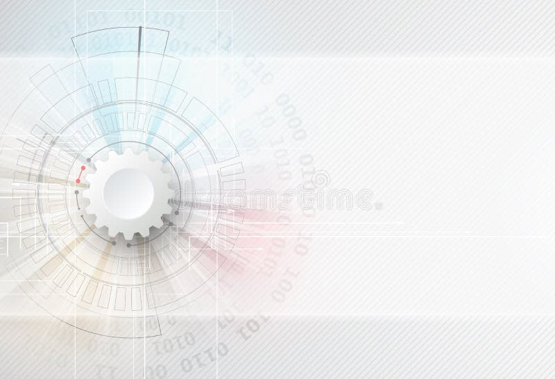 Abstract tech background. Futuristic technology interface. Vecto stock illustration Abstract tech background. Futuristic technology interface. Vecto stock illustration