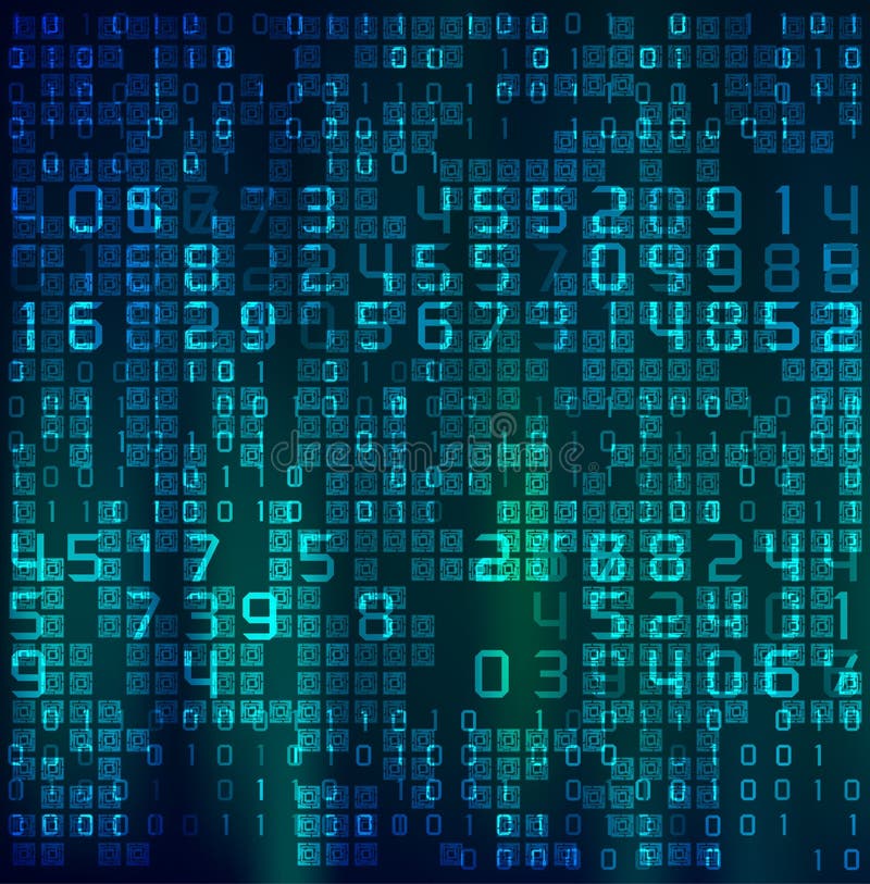 Abstract tech illustration. vector illustration