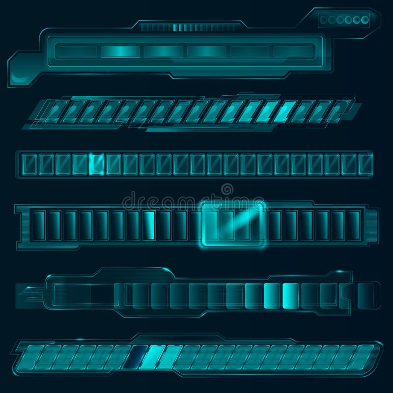 Abstract tech illustration. royalty free illustration