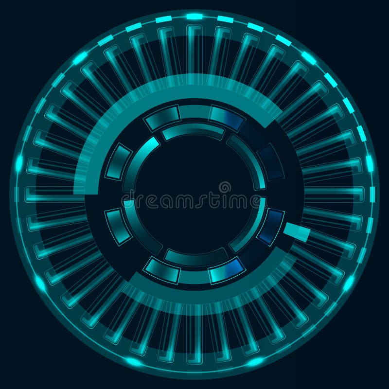 Abstract tech illustration. vector illustration