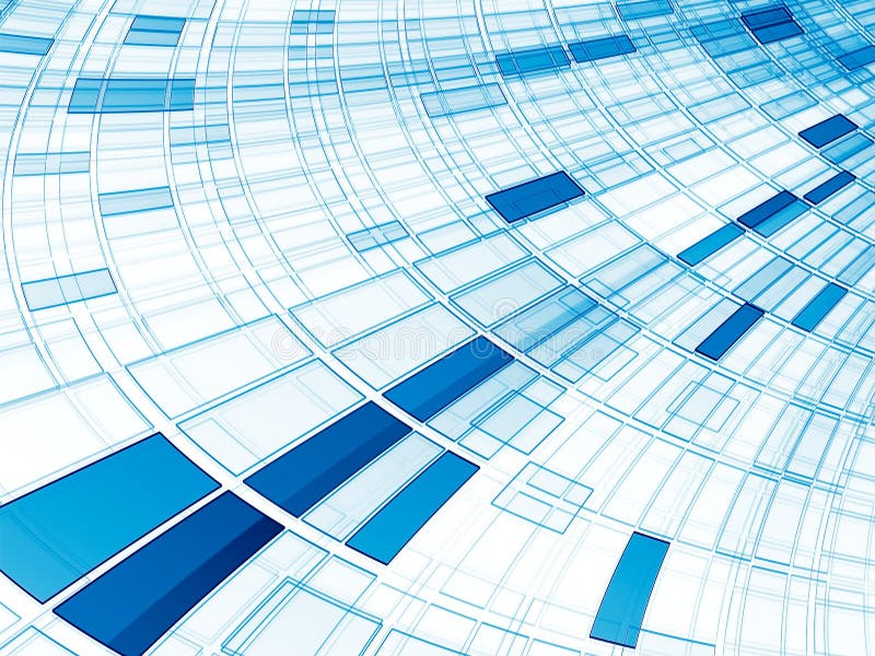 Abstract tech style background - digitally generated image vector illustration