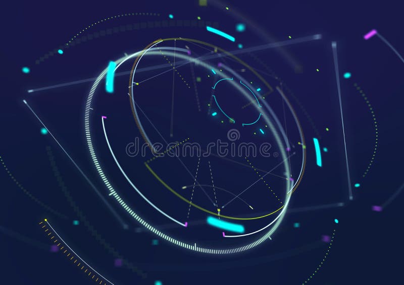 Abstract techno futuristic background stock illustration Abstract techno futuristic background stock illustration