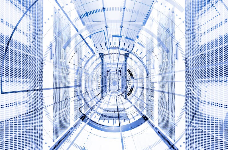 Abstract technological background round digital element. Futuristic hardware cyberspace interactive wallpaper. UI design HUD stock photos