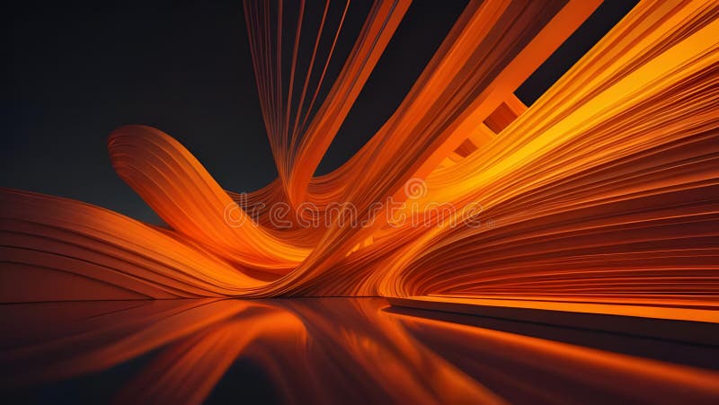 Abstract technology background. generative ai stock illustration