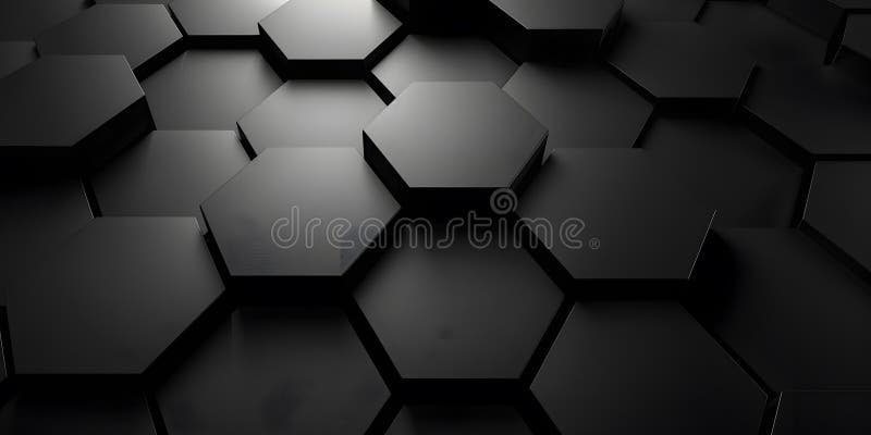 Abstract technology background hexagon glow neon line business background theme stock illustration