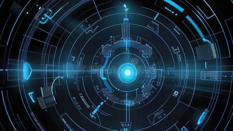 Abstract technology background for machine learning and big data network connectivity vector illustration