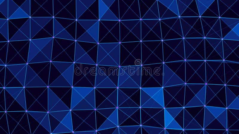 Abstract technology background. Network connection structure. Science background3d rendering royalty free illustration