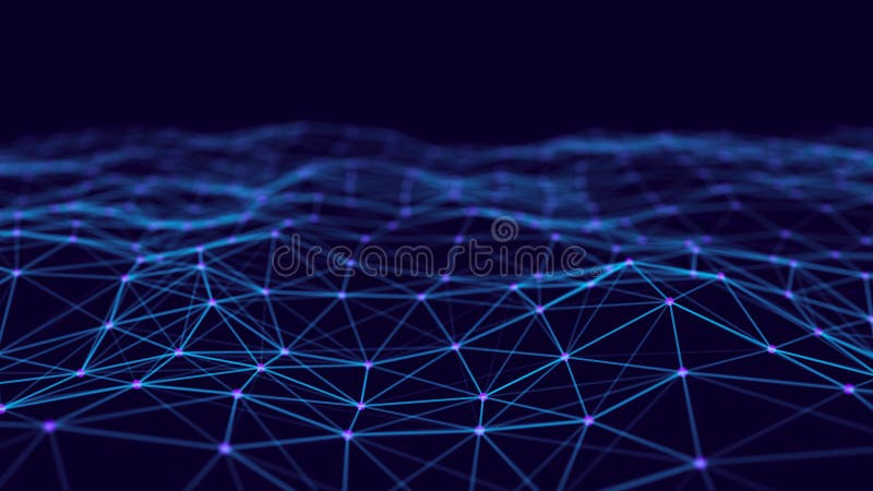 Abstract technology background. Network connection structure. Big data digital background. 3d rendering. Science background.