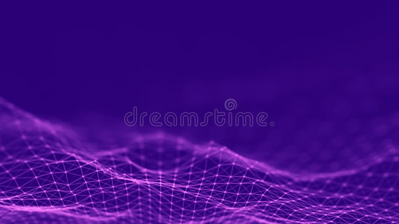 Network connection structure. Abstract technology background. Big data digital background. 3d rendering royalty free illustration